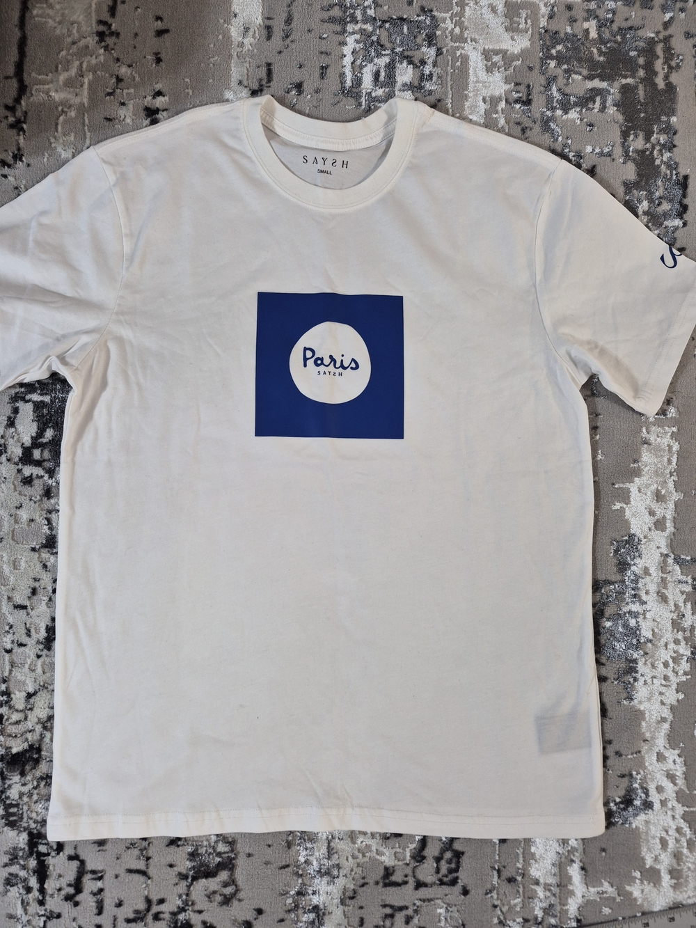 SAYSH PARIS LIMITED Edition luxury oversize cotton  brand new t-shirt S men